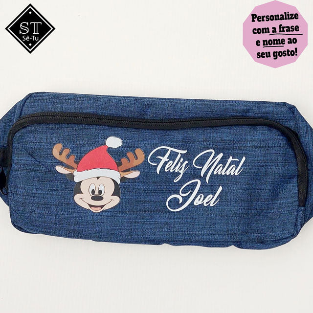 Necessaire Mickey Feliz Natal